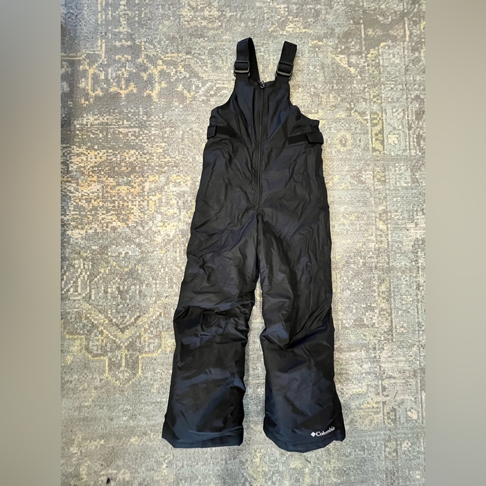 Hardly used Columbia girls ski bib size small (7/8)